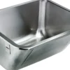 Aaskekar for nedfældning bordplade 450 x 400 mm med prop - Franke