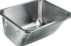 Aaskekar for nedfældning bordplade 450 x 400 mm med prop - Franke