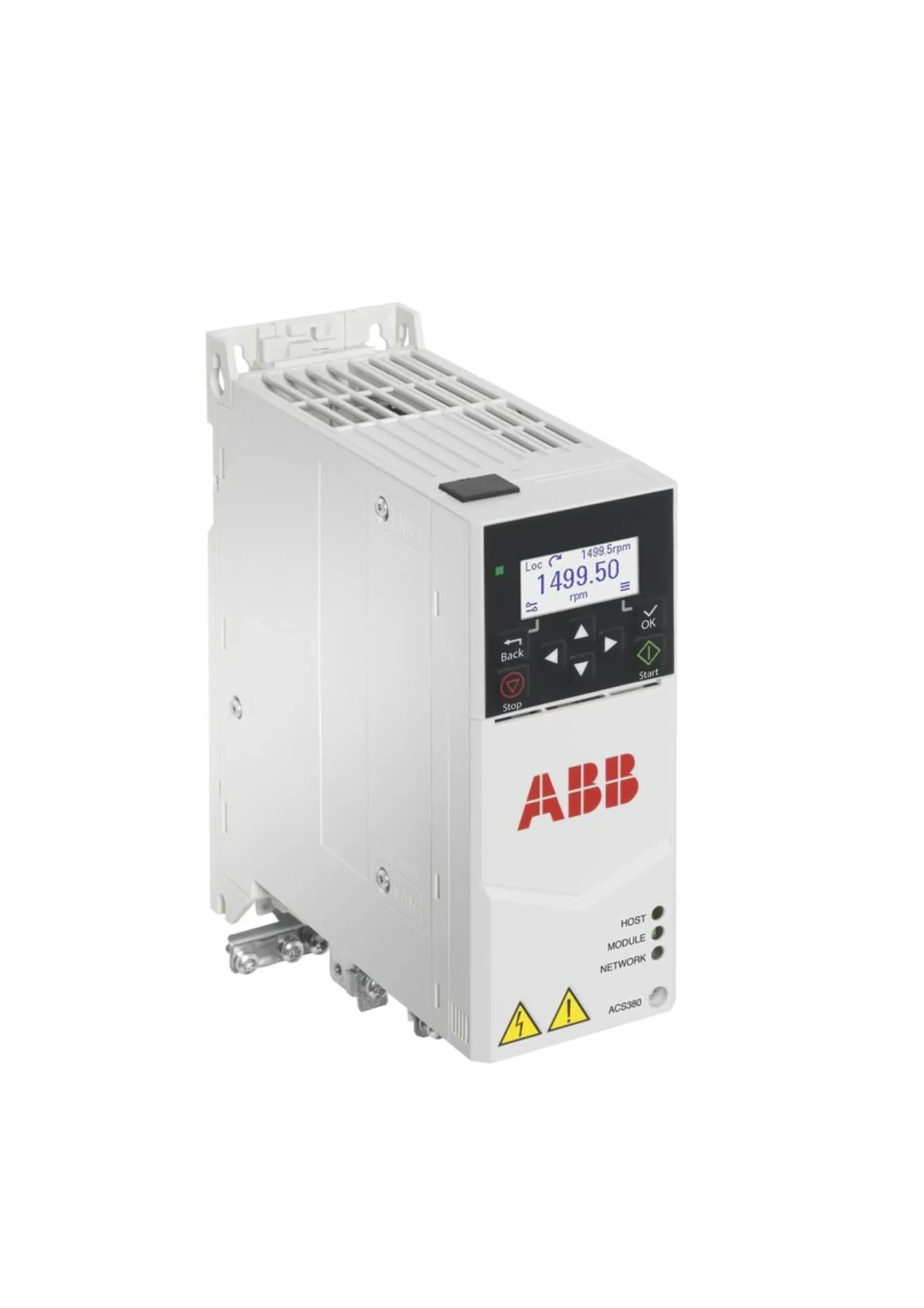 ABB ACS380 frekvensomformer, 3,7A, 0,55kW, IP20, 1x230V, R0