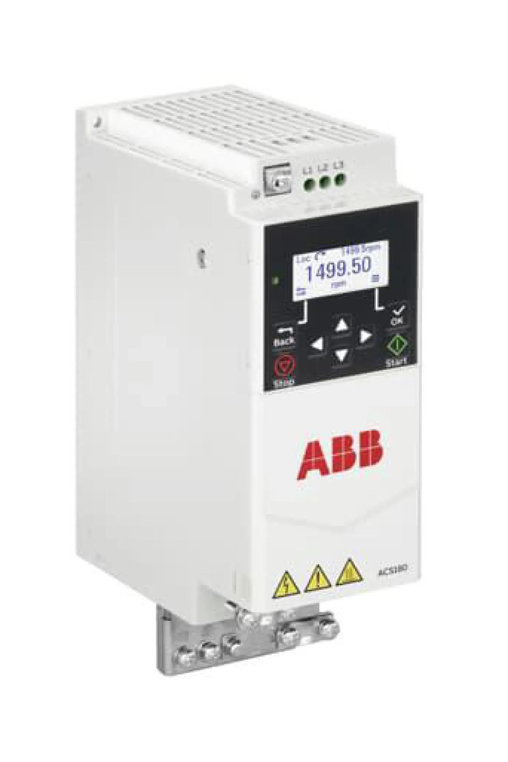 ABB frekvensomformer ACS180-04S-09A8-1, 1x230V, 2,2kW, 9,8A, IP20