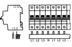 ABB Sløjfeskinne PS4/60/16, 3 + N, 16 mm²