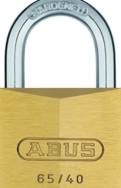 Abus hængelås 65/40, 3 stk. enslukkende