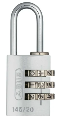 Abus Kodehængelås 145/20, sølv
