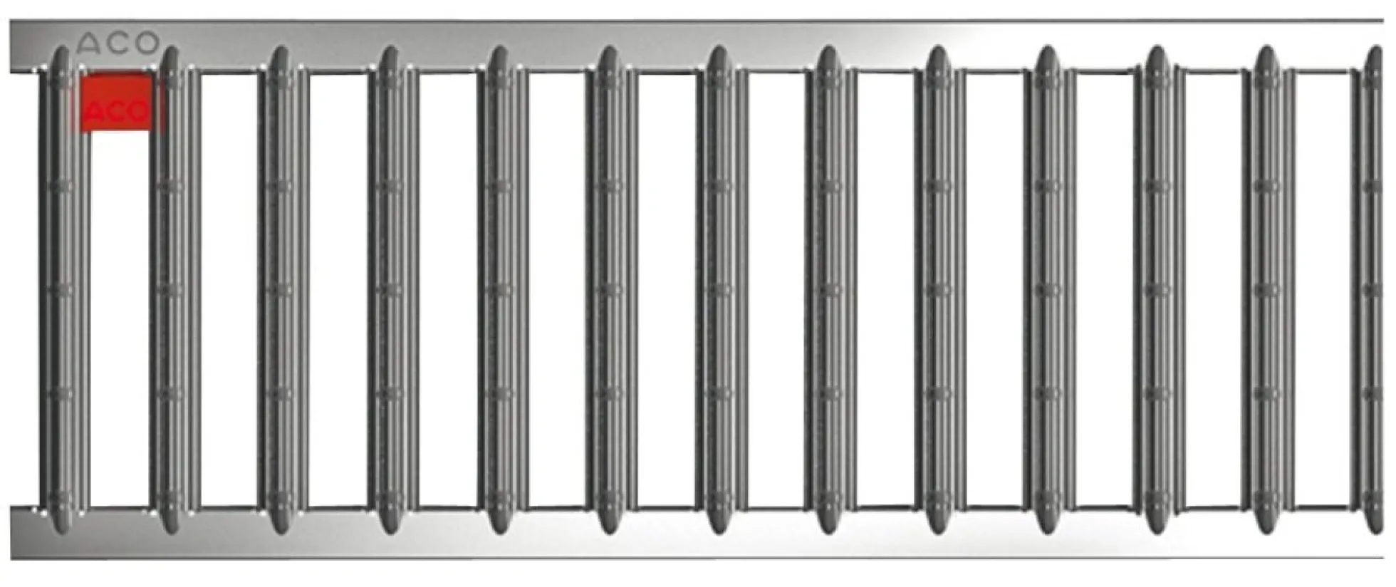 ACO – SELF/HexaLine galvaniseret spalterist, ½ meter, A15