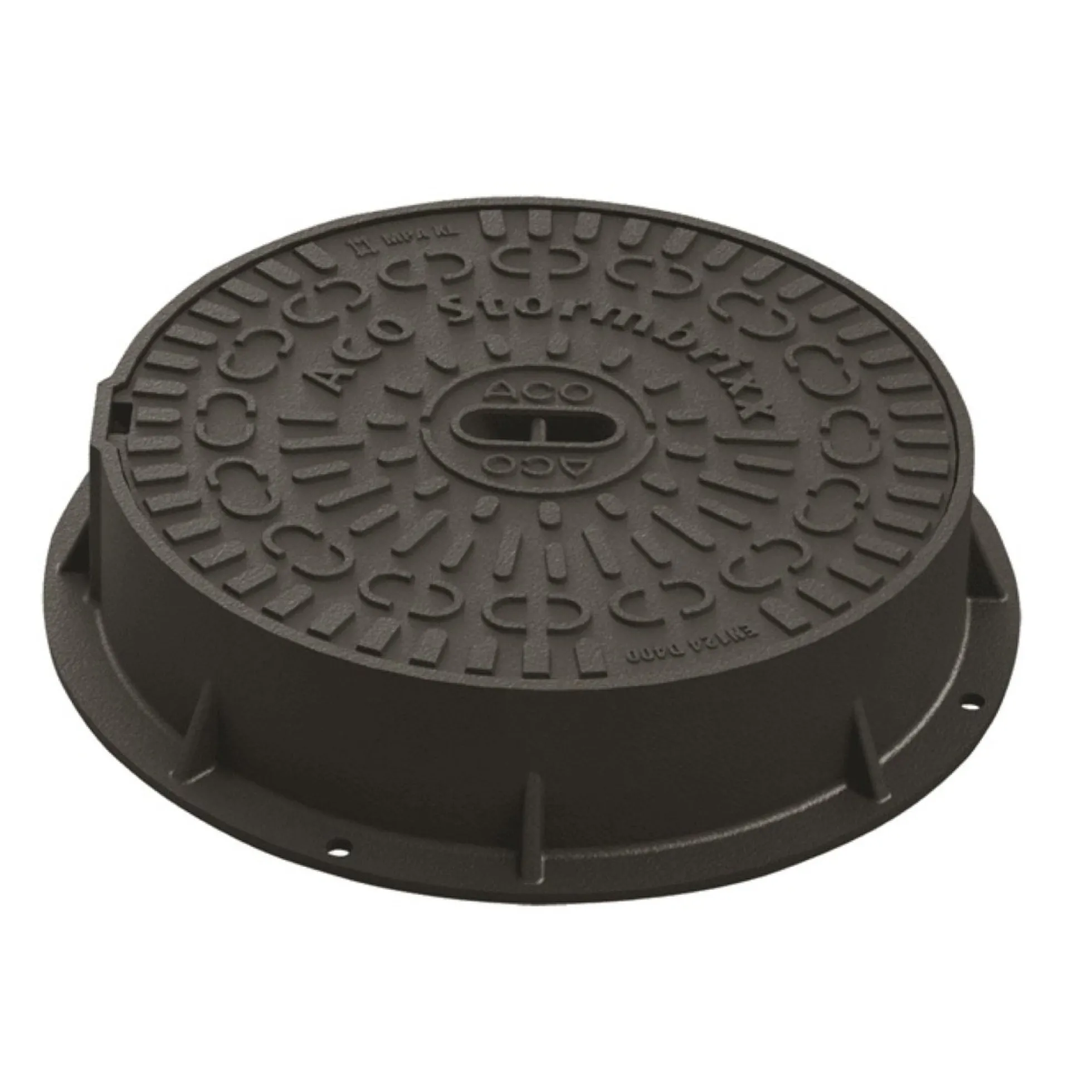 ACO Stormbrixx SD 437 x 110 mm karm/dæksel, rund, fast, 40 t, SG