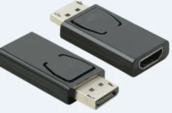 Adapter, Displayport til HDMI, M/F, Displayport 1.2v, passiv, sort