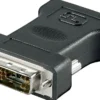 Adapter, DVI-I 12+5 til VGA, M-F - MicroConnect