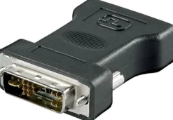 Adapter, DVI-I 12+5 til VGA, M-F - MicroConnect