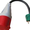 Adapterkabel CEE mellemled, 400V/stikprop S16, 5P, 0,33 meter