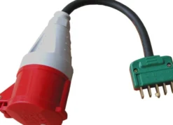 Adapterkabel CEE mellemled, 400V/stikprop S16, 5P, 0,33 meter