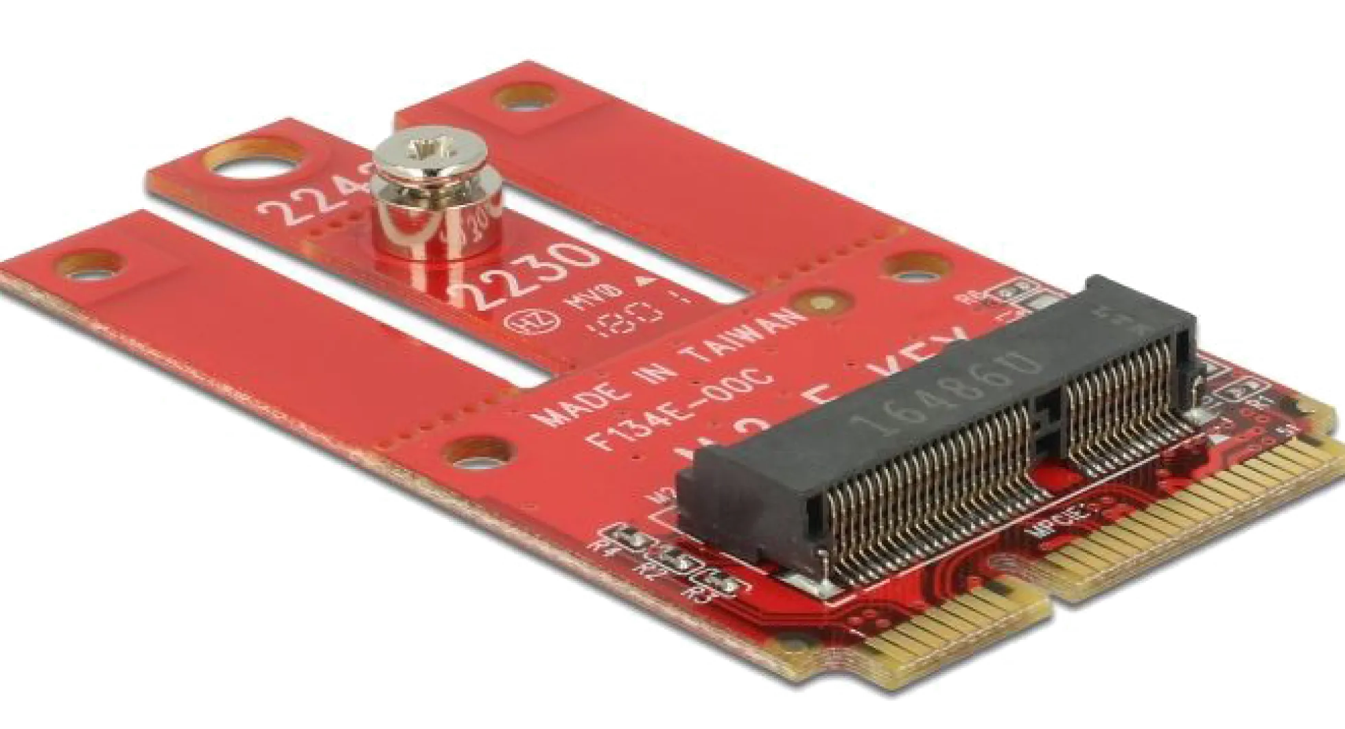Adapter Mini PCIe > M.2 Key E slot