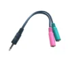 Adapter 3.5mm - 2x3.5mm M-F Audio Headset Adaptercable