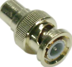 Adapter phono (RCA) han til BNC han, guldpletteret - DELTACO