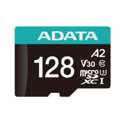 ADATA, 128 GB microSDXC hukommelseskort, UHS-I Class 10, med adapter