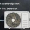 AE MAT PRO 9 komplet luft til luftvarmpe (A++/A+++), 3,32 kW, WiFi, <73 m², mat hvid indedel