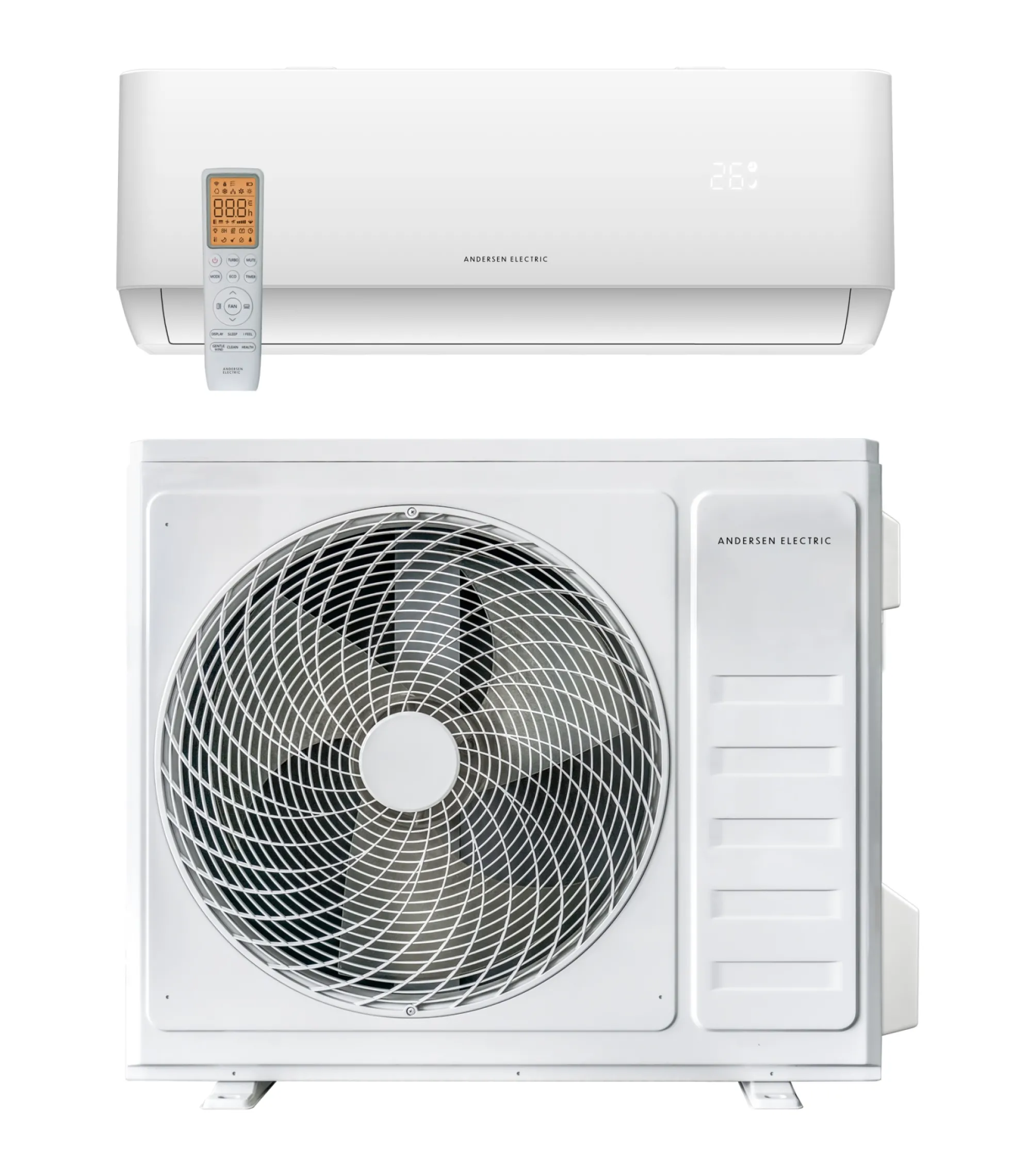AE MAT PRO 18 komplet luft til luftvarmpe (A++/A+++), 5,5 kW, WiFi, <127 m², mat hvid indedel