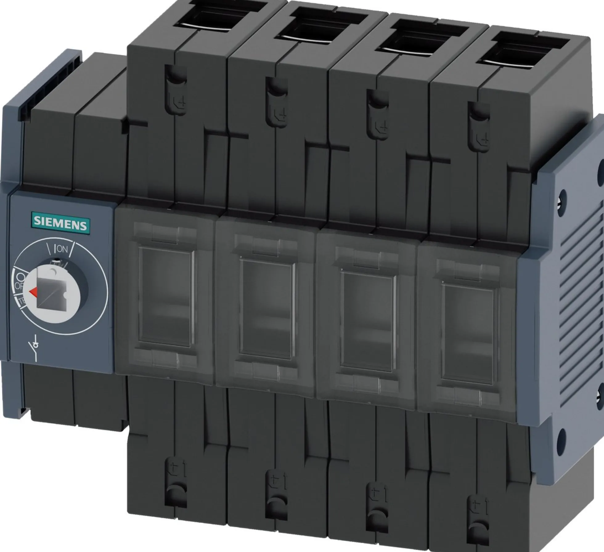 Afbryder 125A, 2, 4P frontbetjening, venstre boks - Siemens