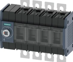 Afbryder 125A, 2, 4P, frontbetjening, venstre, flad terminal - Siemens