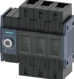 Afbryder 125A 2 3P, front betjening, venstre boks - Siemens