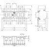 Afbryder 125A, 2, 4P frontbetjent centerboks - Siemens