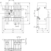 Afbryder 16A, 3P, frontbetjent, center - Siemens