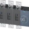 Afbryder 1600A, 5, 3P, lateral betjening højre - Siemens
