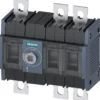 Afbryder 125A, 3-polet, frontbetjent center - Siemens
