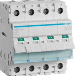 Afbryder 4P, 40A - Hager