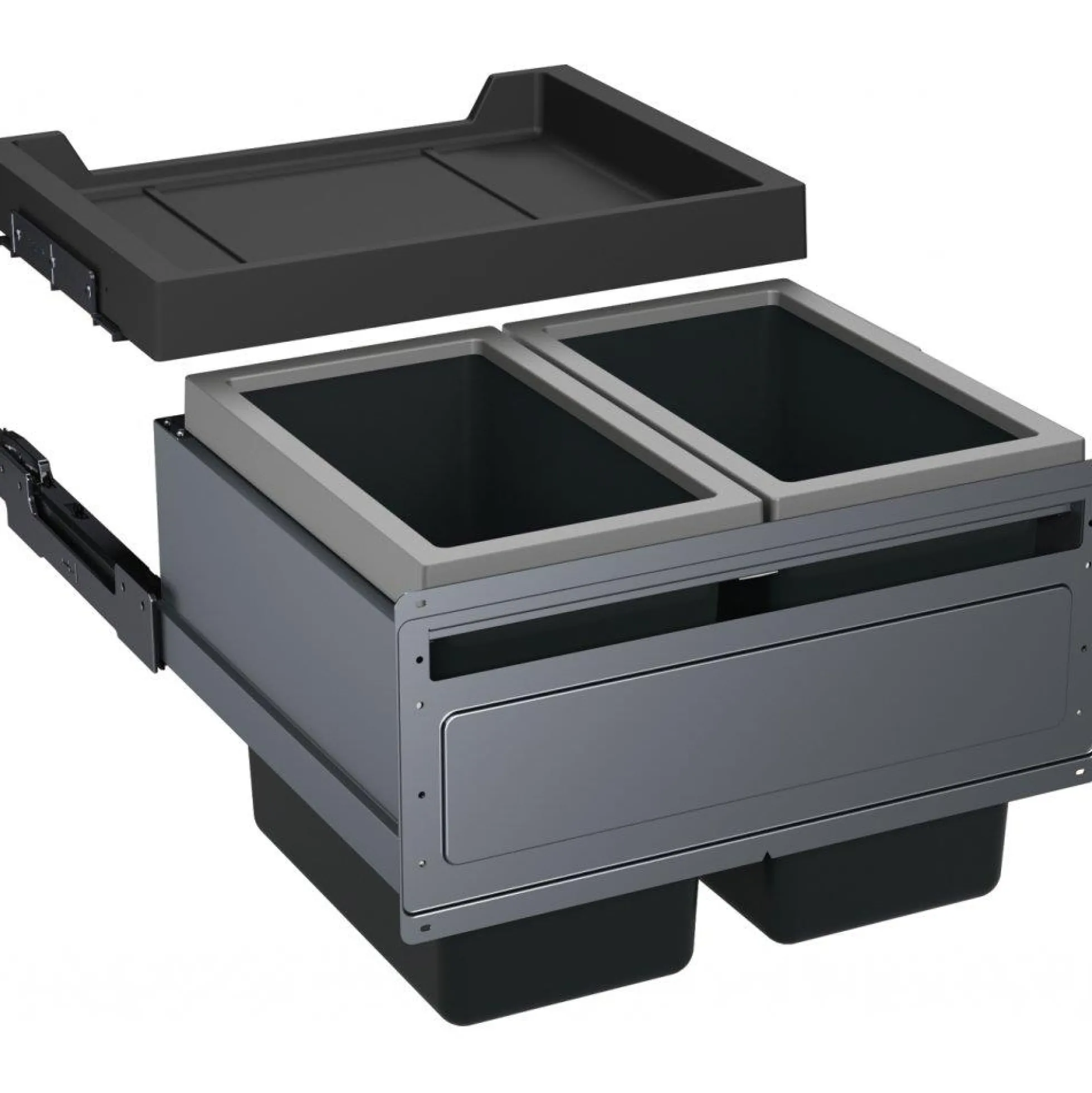 Affaldsbeholder Sorter FX60, 1 + 1 rum - Franke