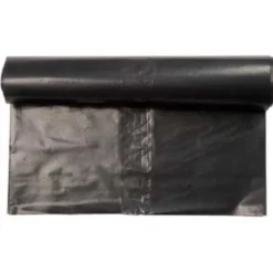 Affaldssæk, sort plast, 70 x 110 cm, 55 my, 100 l, 10 stk./rl.