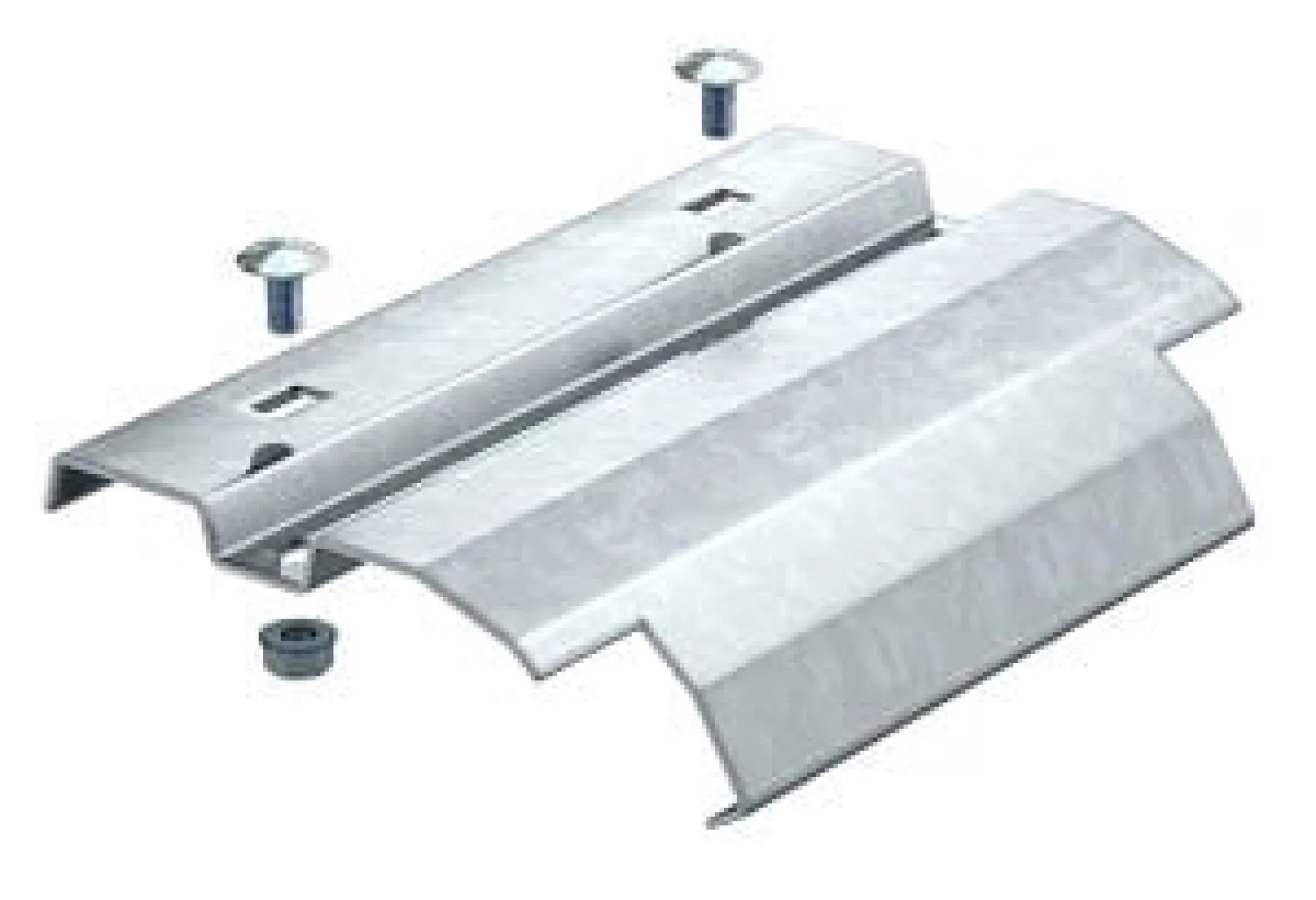 Afgangsplade, B600mm til kabelstige LAB 60 FT, varmgalvaniseret HDG - OBO Bettermann