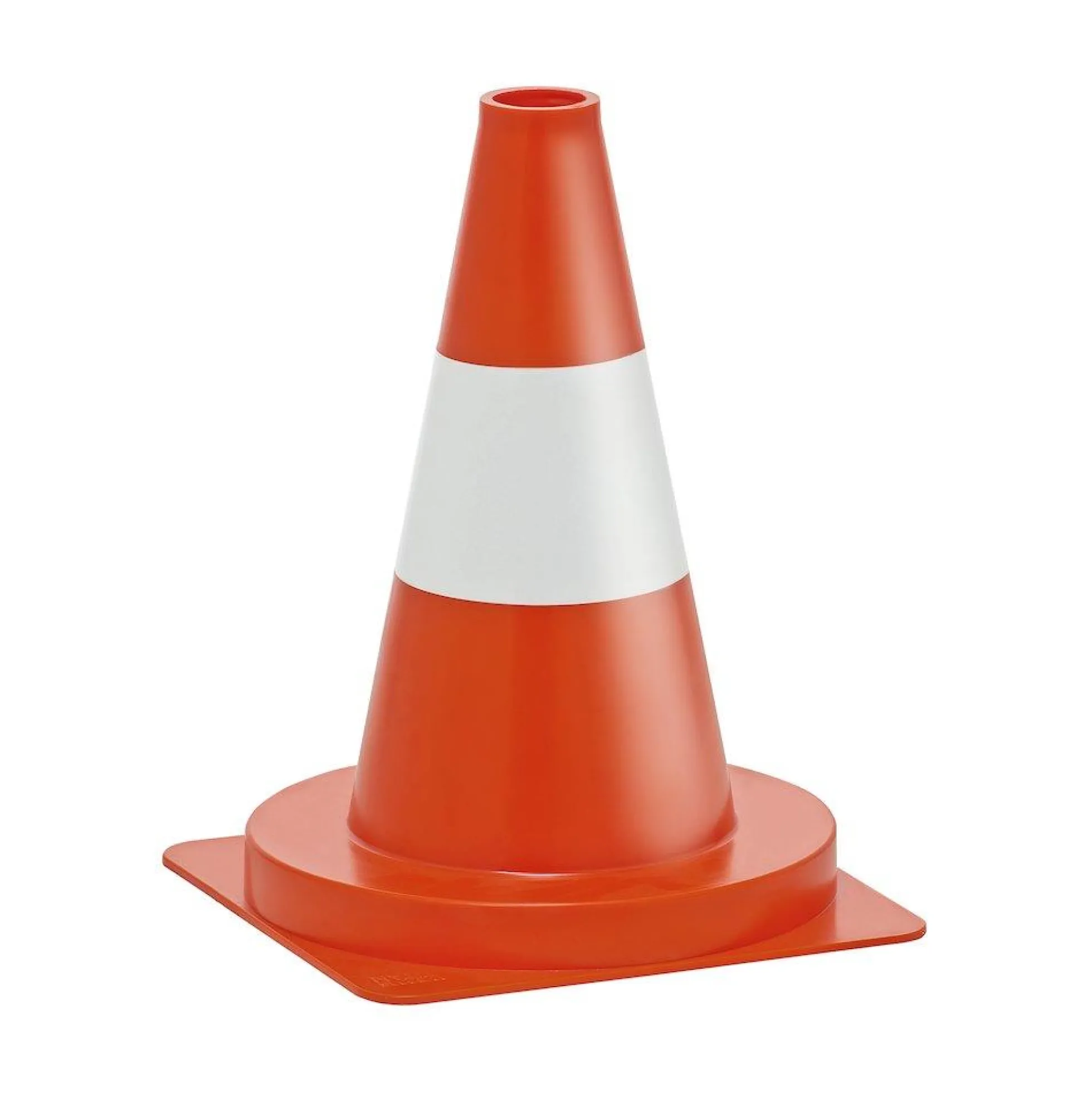 Afmærkningskegle, 32 cm, orange/hvid