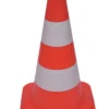 Afmærkningskegle 50 cm, rød/hvid