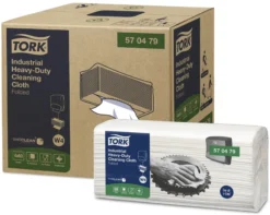 Aftørringsklud ekstra kraftig, hvid, W4, 1-lags, 4x60