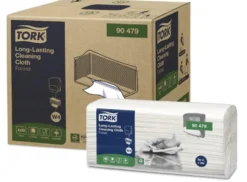 Aftørringsklud W4, 1-lags, hvid, 4x90 stk