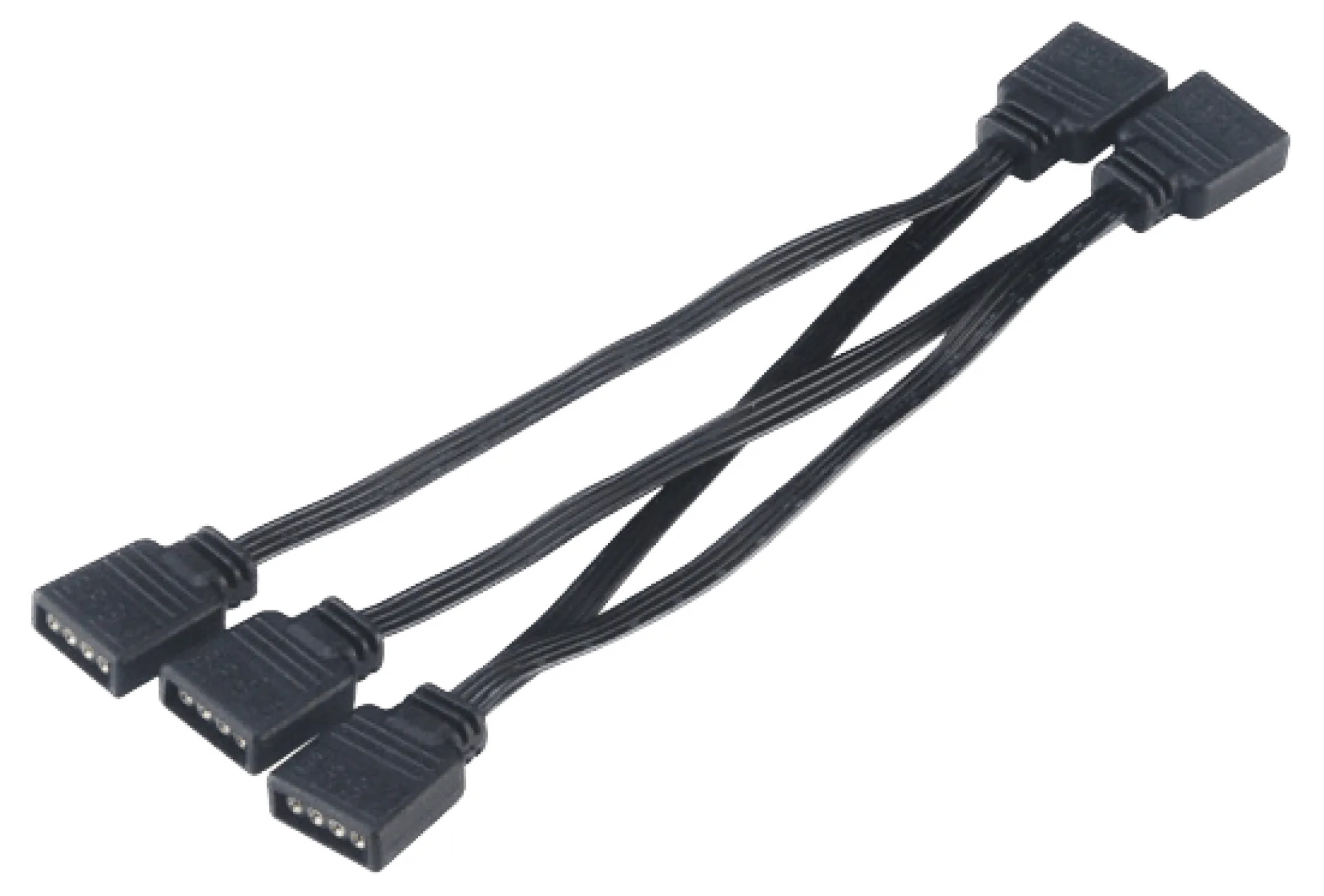 Akasa 4-in-1 RGBLEDconnector multiplier cable