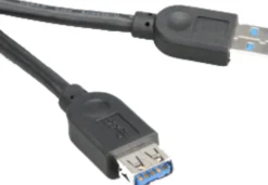 Akasa USB 3.0 kabel, Type A han - Type A hun,