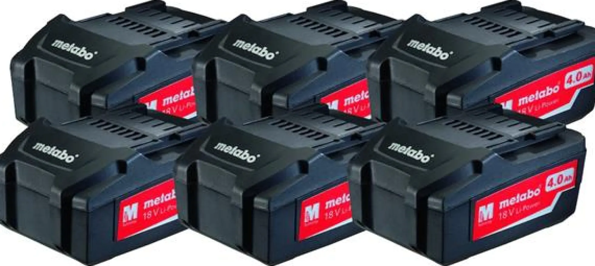 Akku batterisæt Metabo 18V, 6x4,0Ah