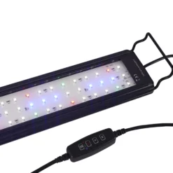Akvarie armatur, 90-115 cm, 23W LED, hvid/blå/rød/grøn, justerbar længde, IP66