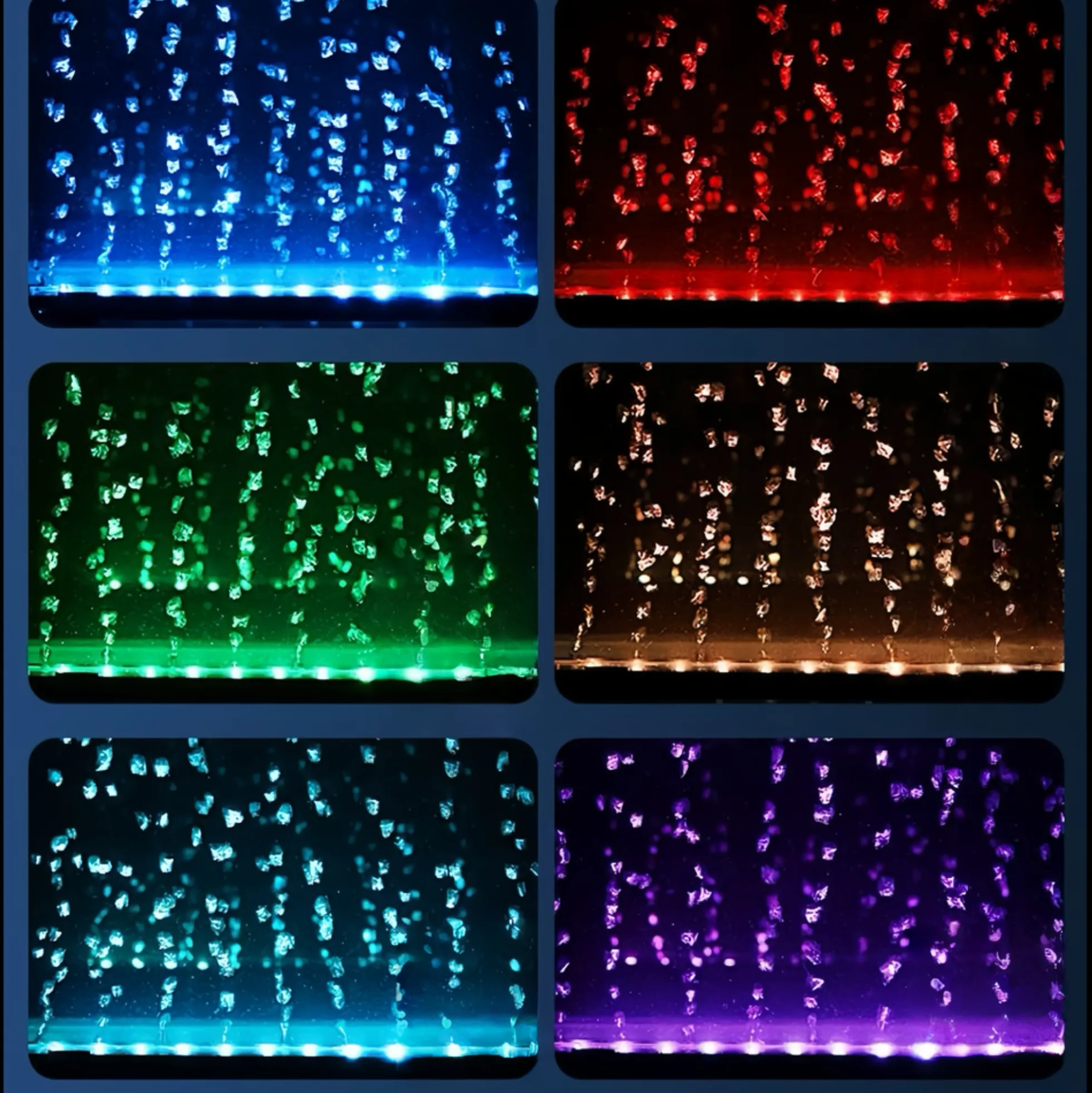 Akvarie armatur, 30 cm, 10W, RGB+NW, IP68