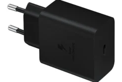 Almindelig sort 45W strømadapter, inkl. 5A kabel