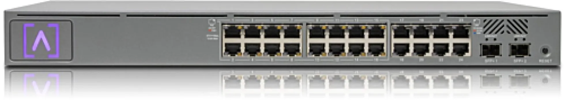 Alta Labs S24-PoE Managed PoE+ Switch, 24x Gigabit, 16x PoE+, 240 W, 2x SFP+