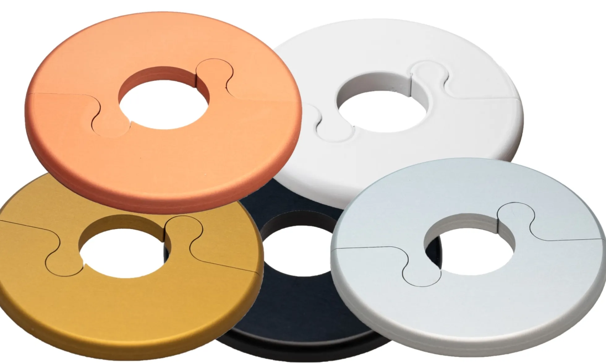 Alu Fit Roset, Ø28 mm, kobberlook
