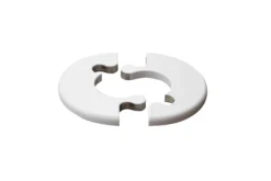 Alu Fit Rosette Ø22 Hvid