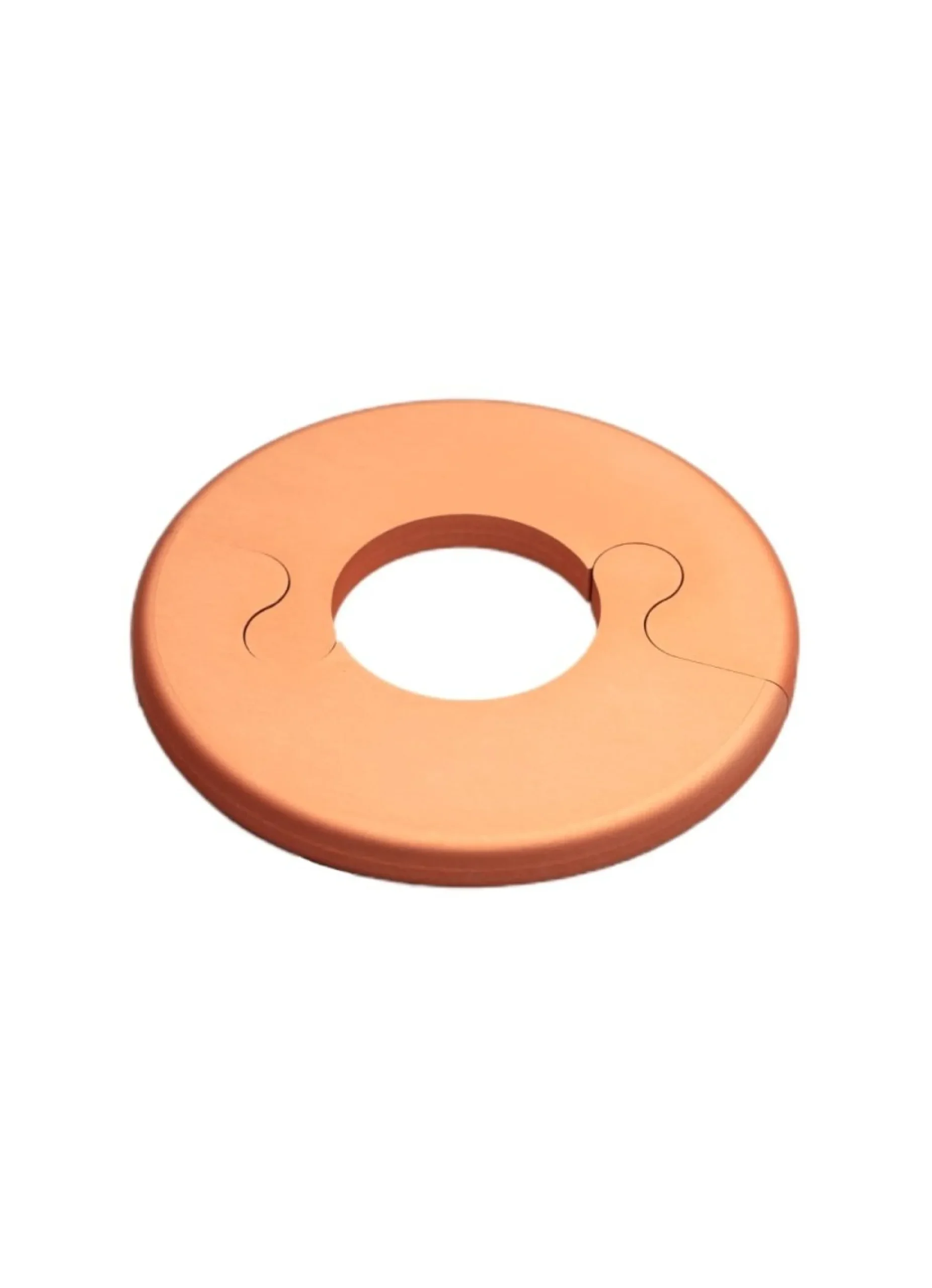 Alu Fit Rosette Ø22 Kobberlook