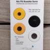 Alu Fit Rosette Ø22 Messinglook