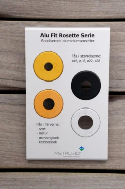 Alu Fit Rosette Ø16 Natur