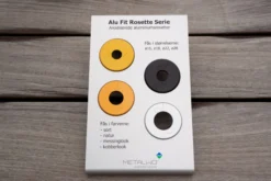 Alu Fit Rosette Ø18 Sort