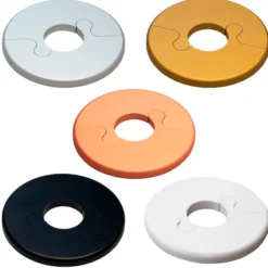 Alu Fit Rosette Ø16 Sort