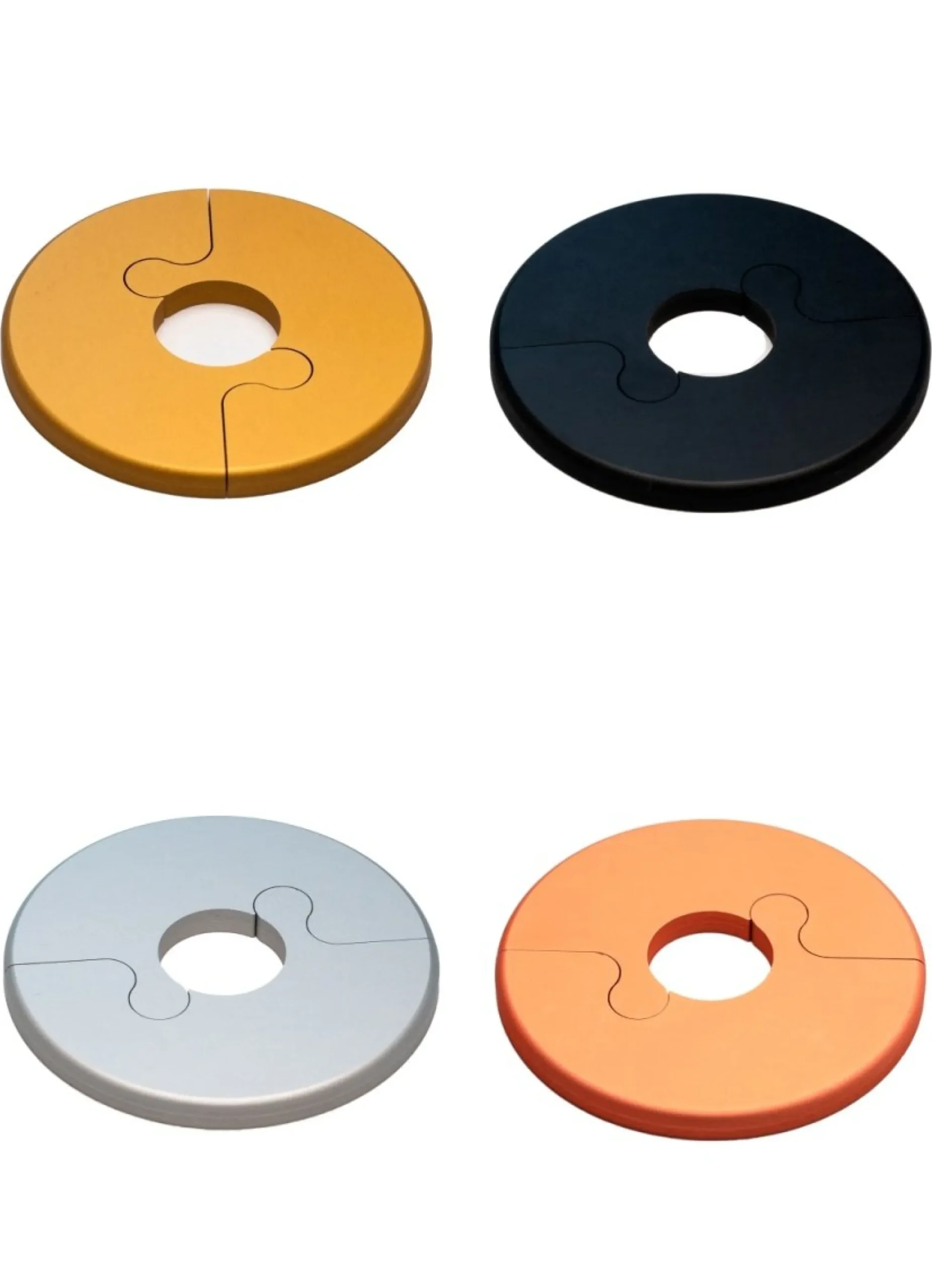 Alu Fit Rosette Ø16 Sort